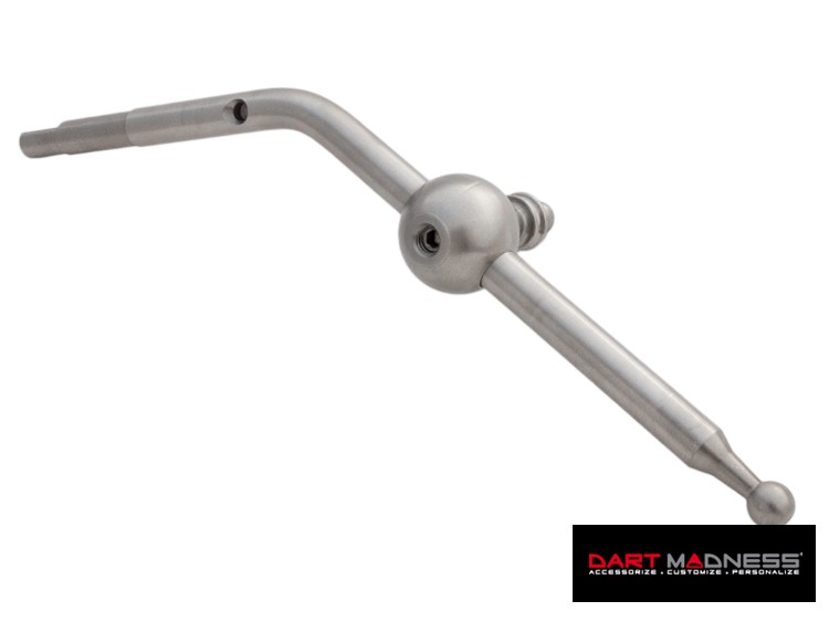 Dodge Dart Short Shift and Gear Shift Knob Kit Red Gear Shift Knob Top